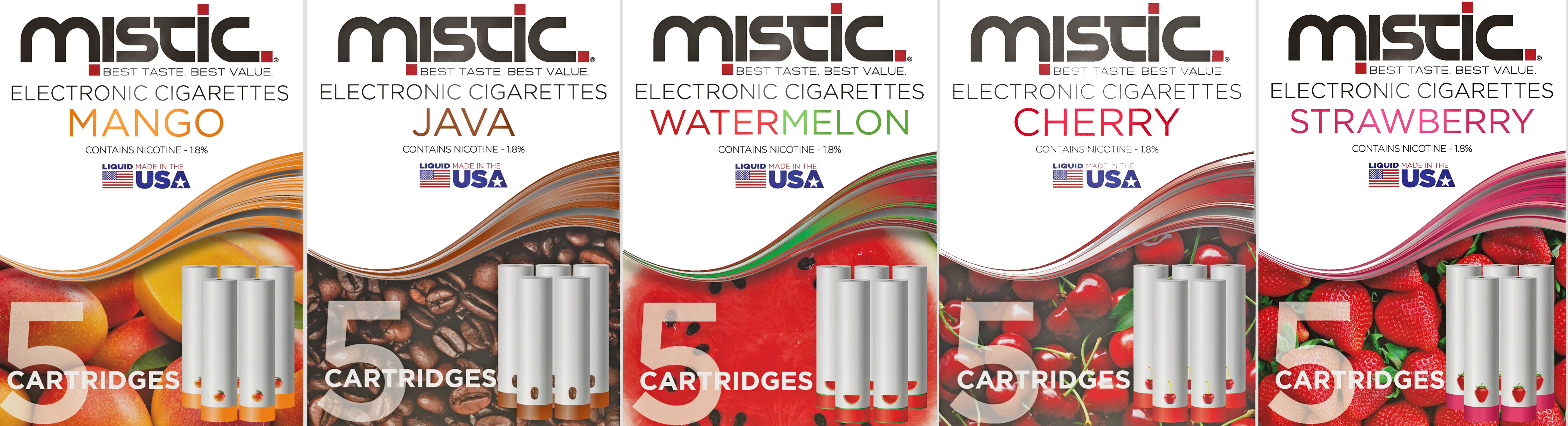 Mistic E Cigs Introduces New Cig Alike Flavors